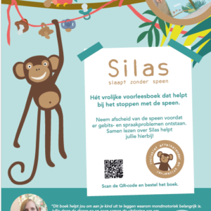 Wachtkamerposter A3 Silas slaapt zonder speen